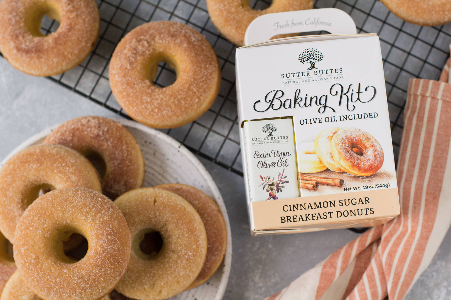 Cinnamon Sugar Breakfast Donut Baking Kit