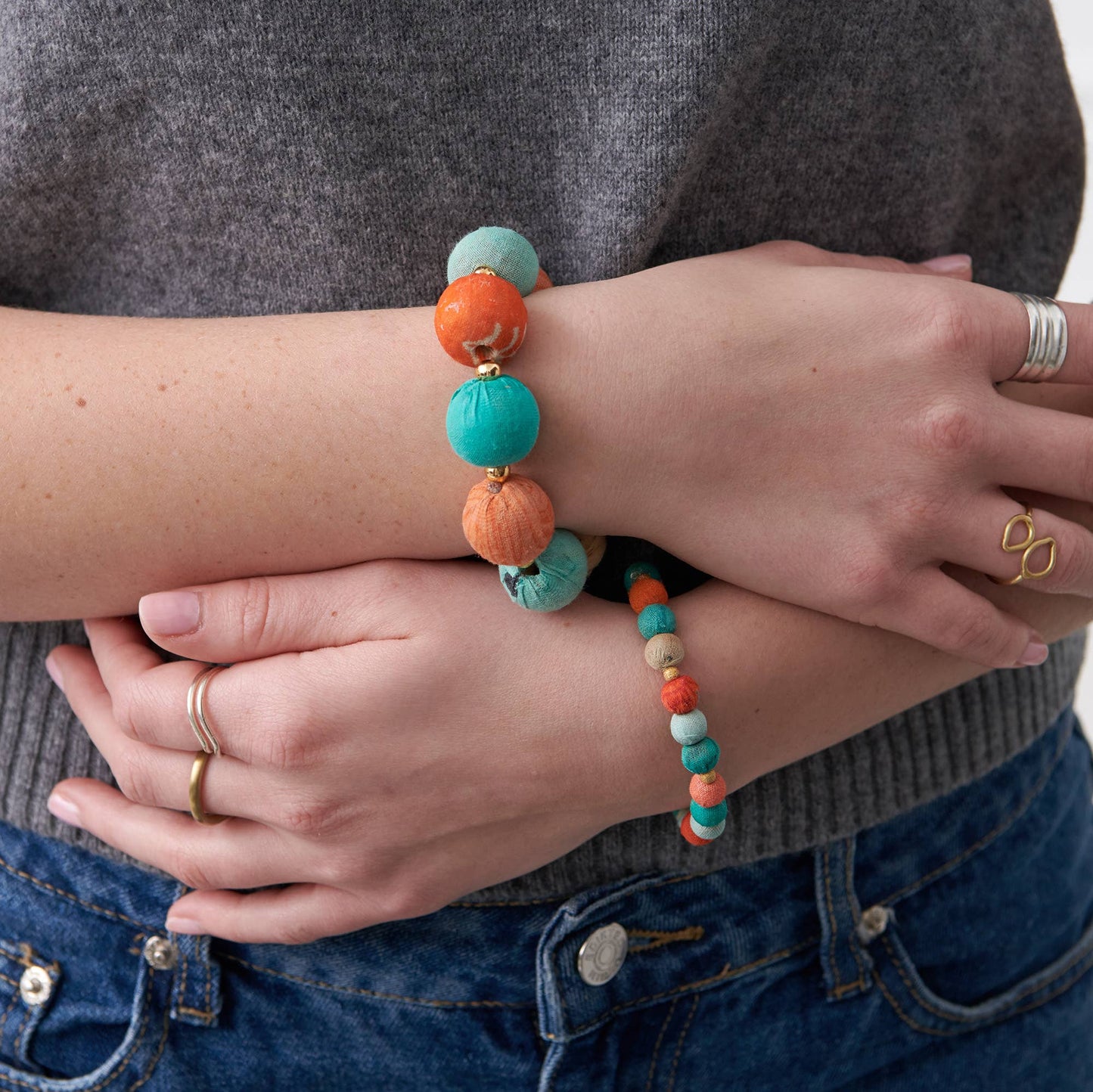 Kantha Capri Bold Bracelet