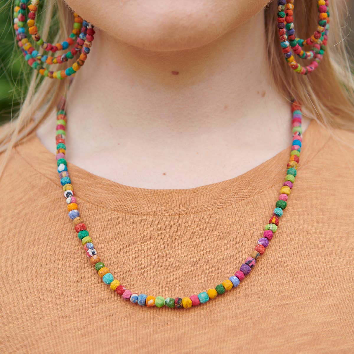 WorldFinds - Kantha Milieu Classic Necklace
