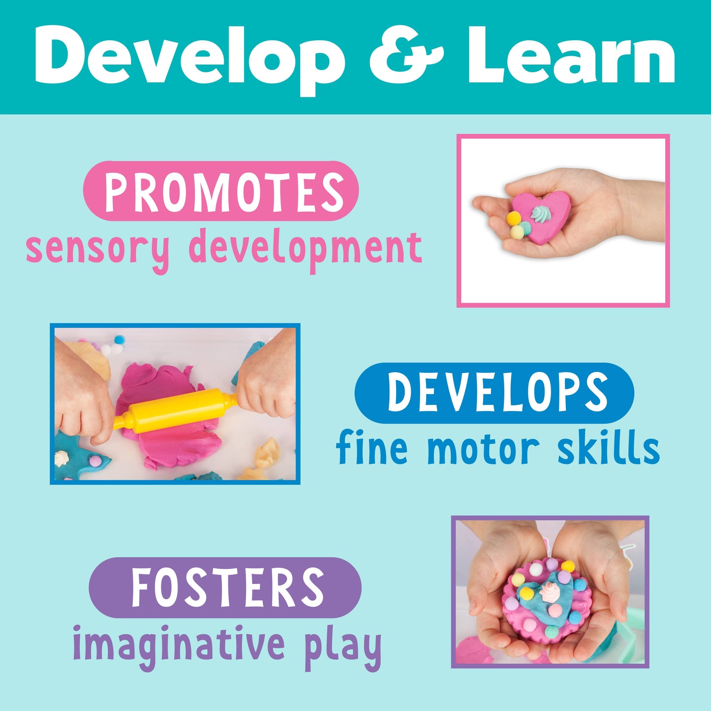 Faber-Castell / Creativity for Kids - Sensory Bin Bake Shop Activity Bin for Kids