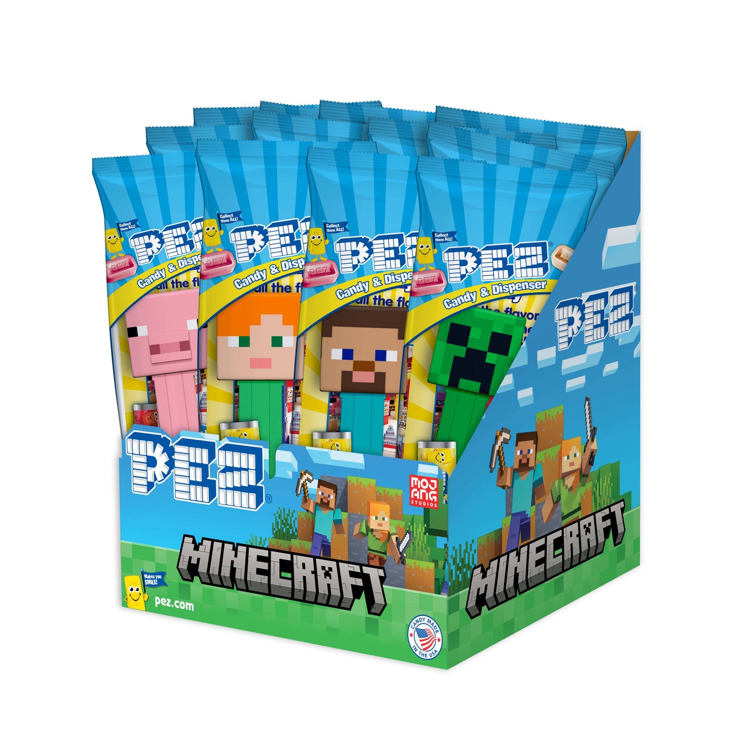 Minecraft Pez Candy, Poly Bag