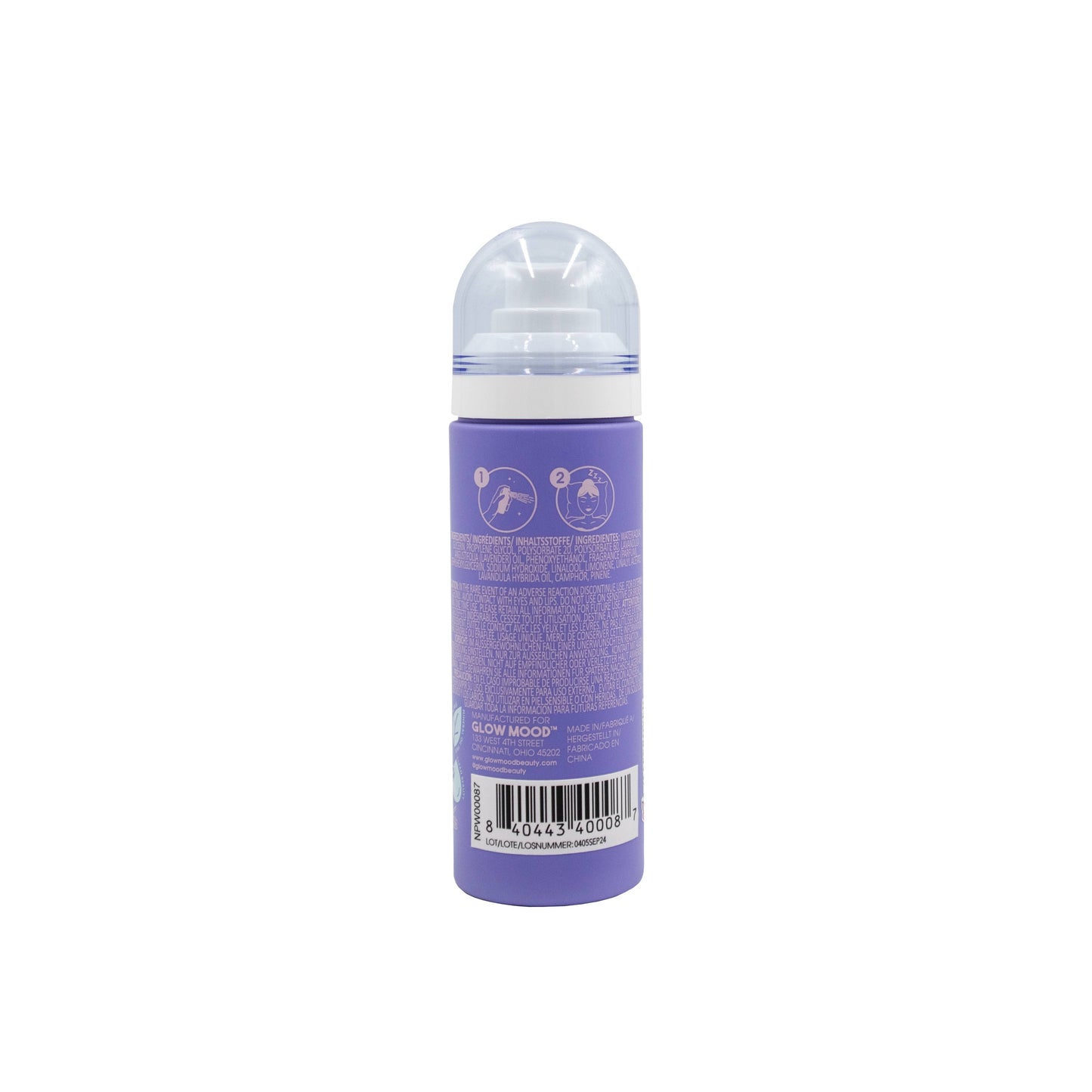 Glow Mood - Lavender and Patchouli Calming Sleep Mist