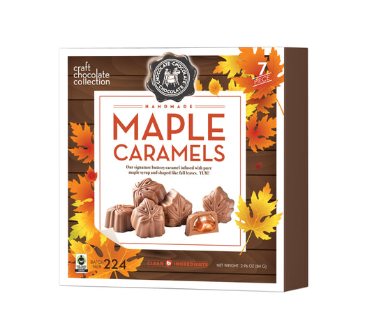7pc Maple Leaf Caramels