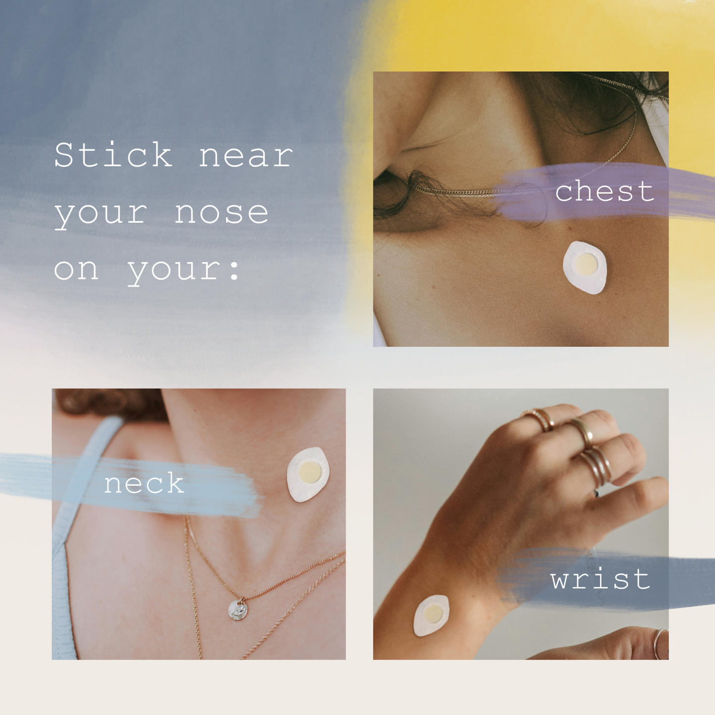Lavender Relaxing Aromatherapy Inhaler Patches - Individual