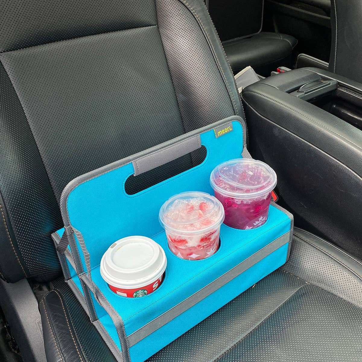4 Cup Collapsible Reusable Drink Carrier - Marine Blue