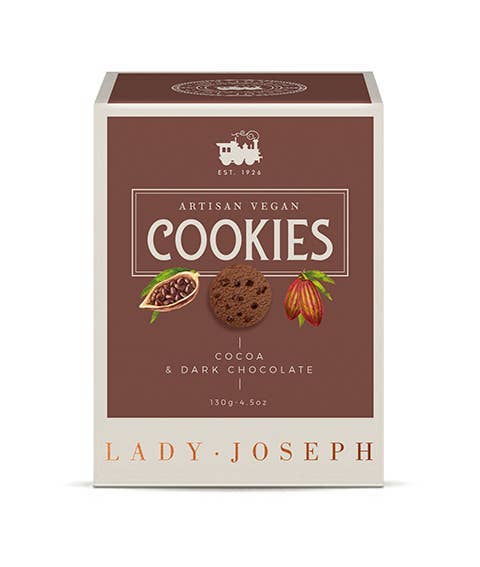 Cookies with Cacao and Dark Chocolate (Snack Cookie Vegan)