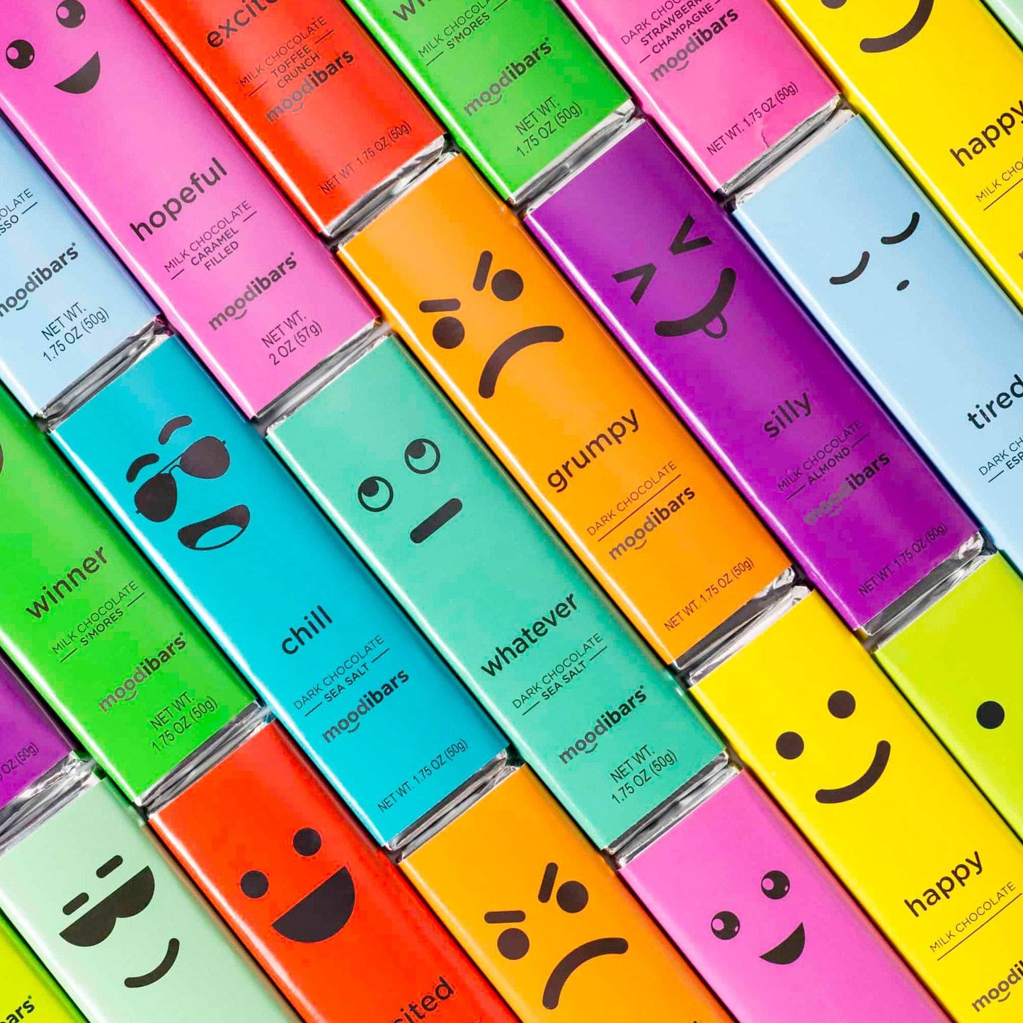BE POSITIVE! - Moodibar Gourmet Belgian Chocolate 3-Bar Pack