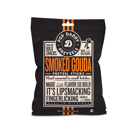 Seasoned Pretzels - 3oz - Smoked Gouda