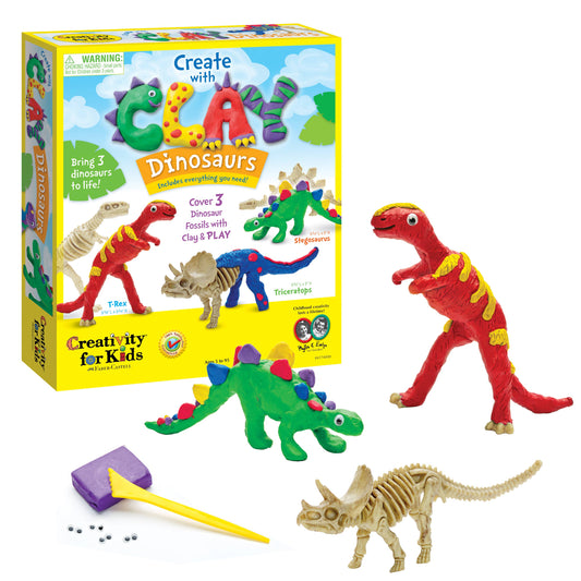Create with Clay Dinosaurs DIY Craft