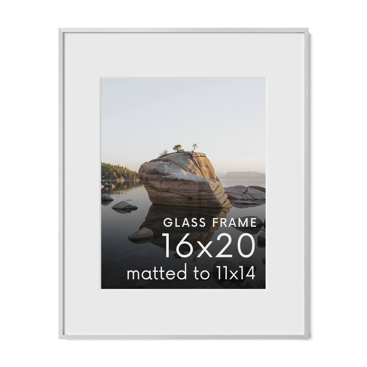 Haus and Hues - Silver Metal Frame with Glass