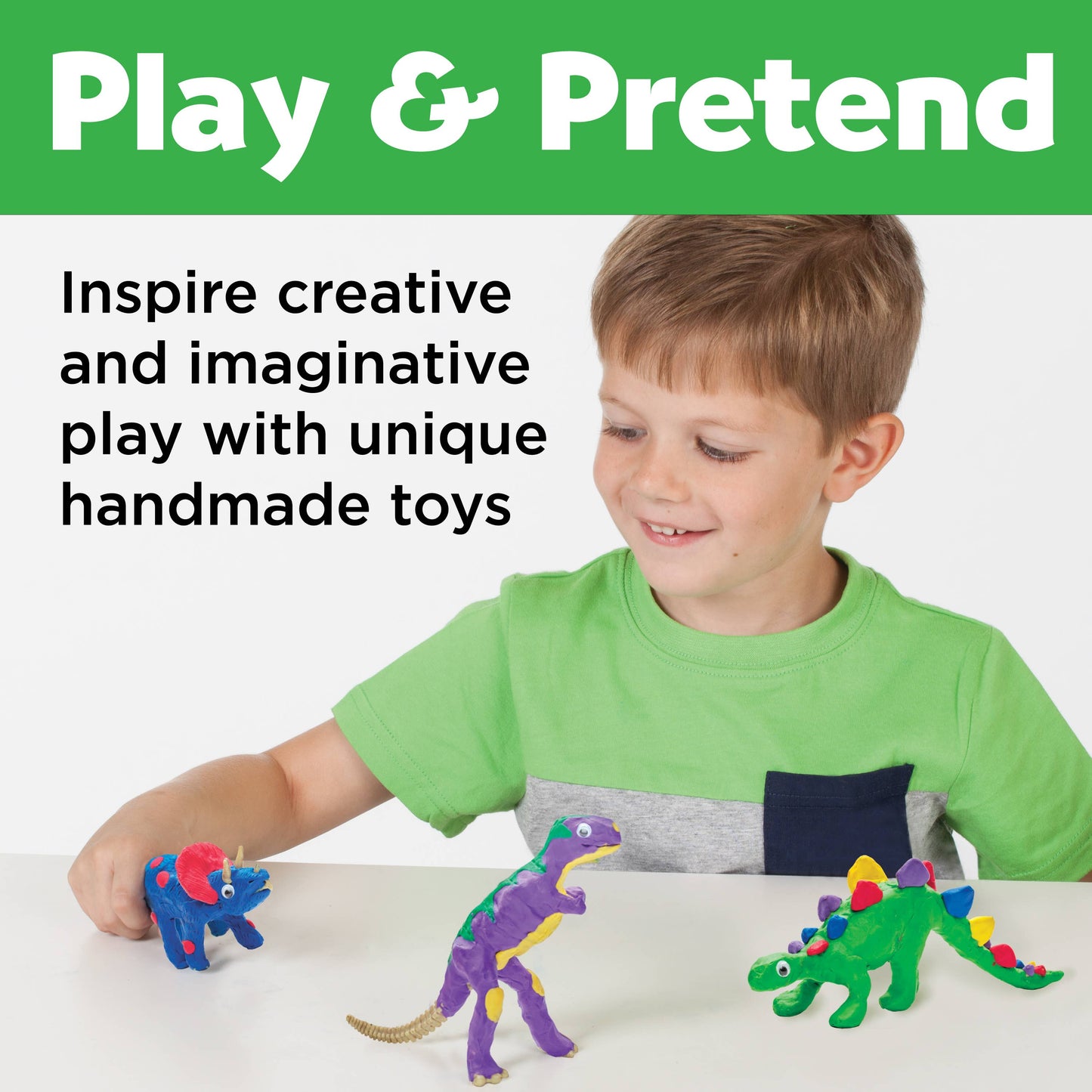 Create with Clay Dinosaurs DIY Craft
