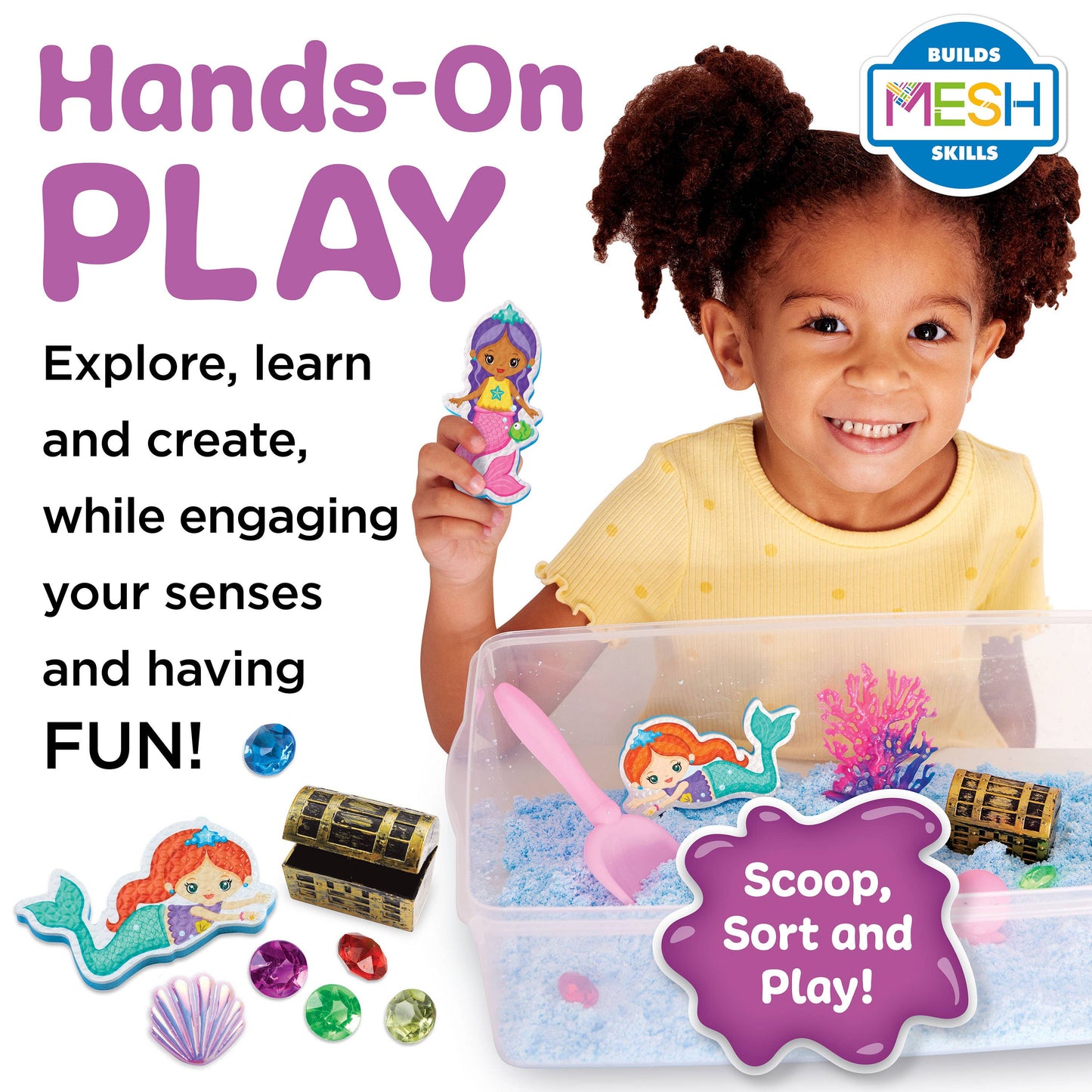 Sensory Bin Mermaid Activity Bin