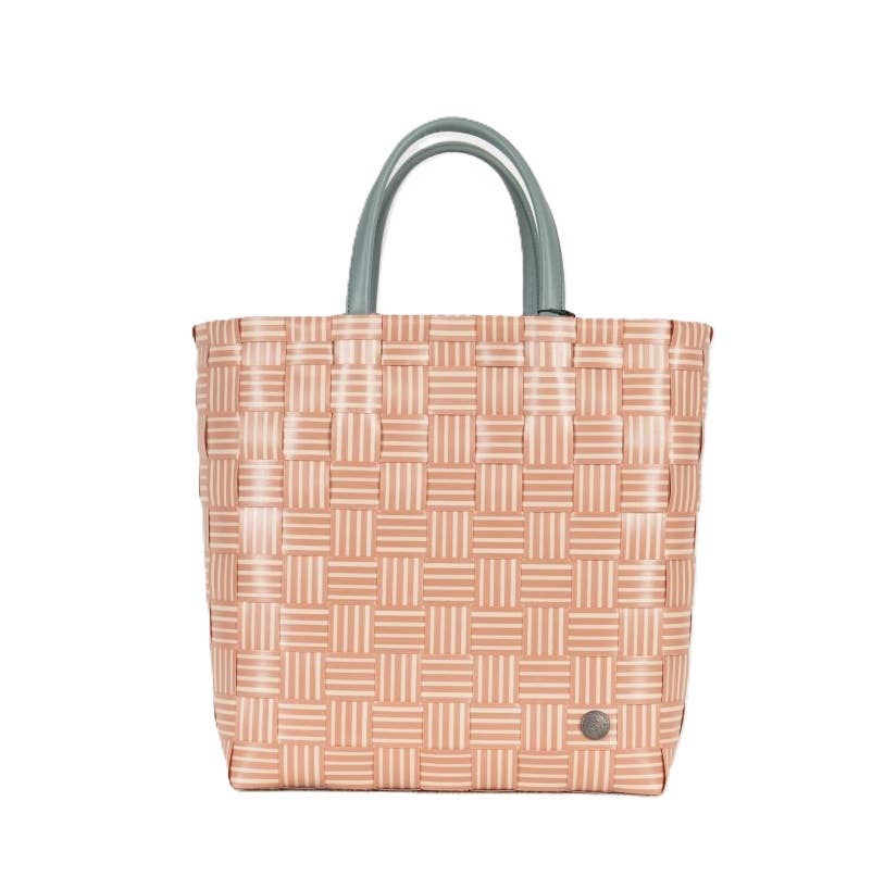 Joy Recycled Handwoven Shopper w/Inside Pocket-Copper Blush