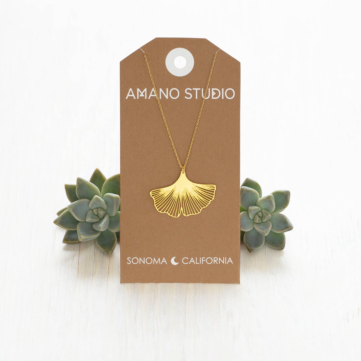 Amano Studio - Ginkgo Leaf Necklace
