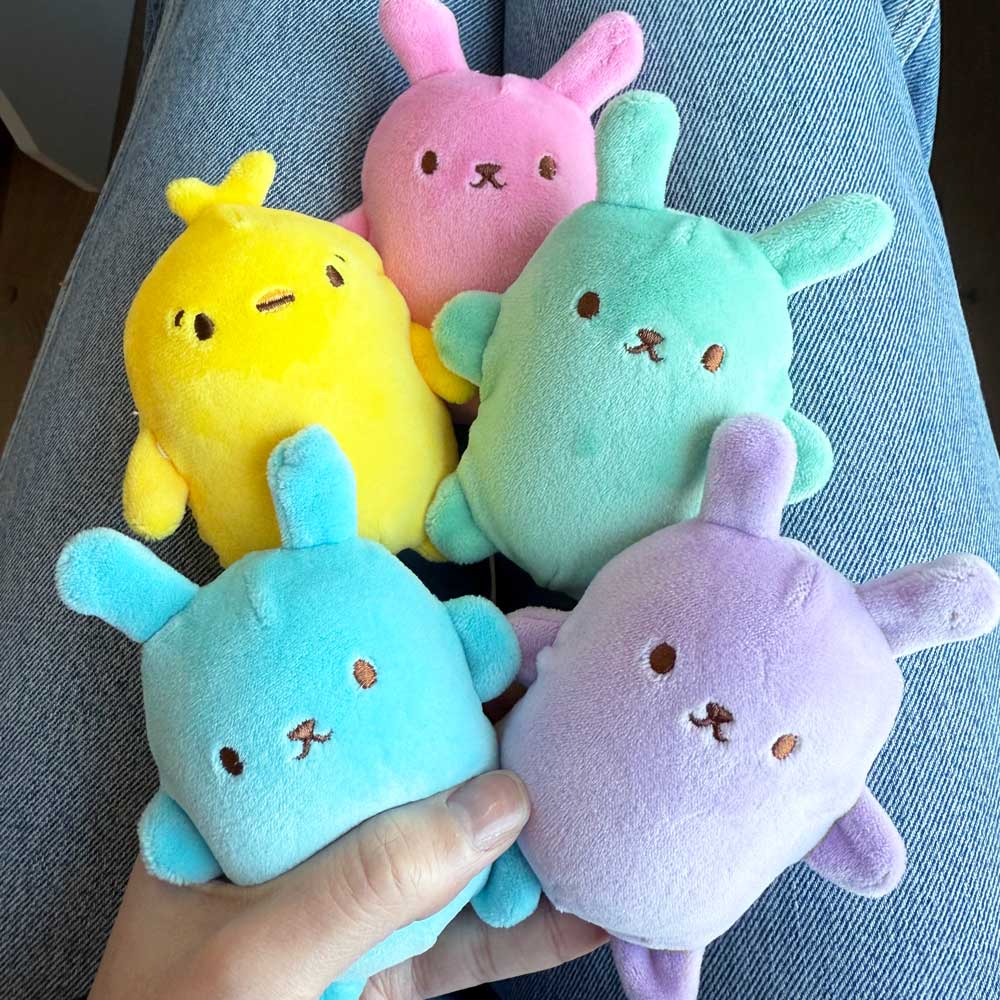 Top Trenz Inc - Bubble Stuffed Squishy Friends - Easter Bunny Edition