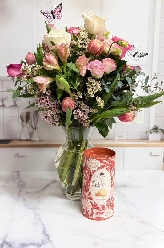 Pink Blooms & Biscuits