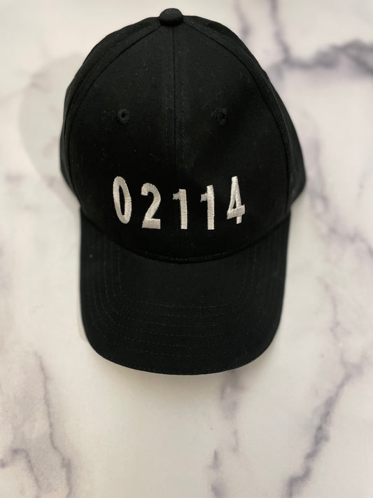 02114 Twill Baseball Hat Black