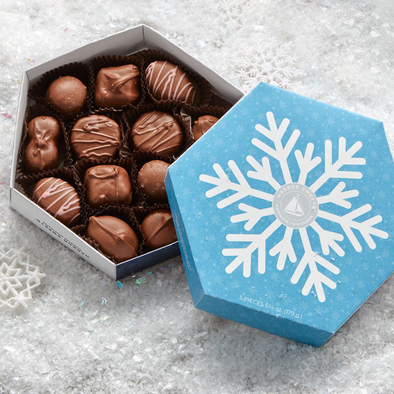 Snowflake Milk Chocolate Cremes - 13pc