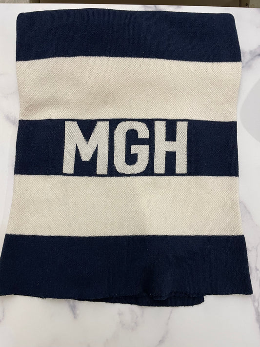 MGH Rugby Stripe Baby Blanket