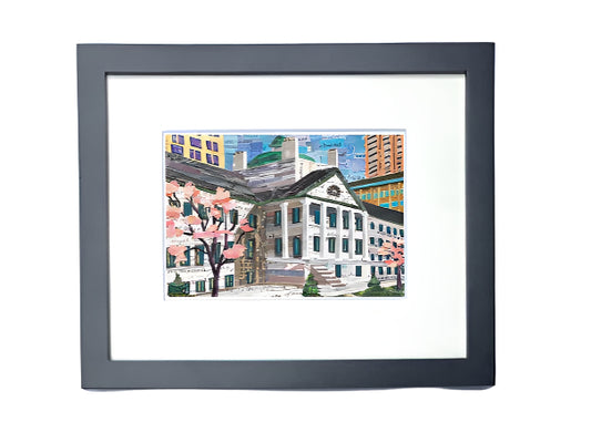 JAHA MGH Bulfinch Building 4x6 Print in Black 5x7 Frame