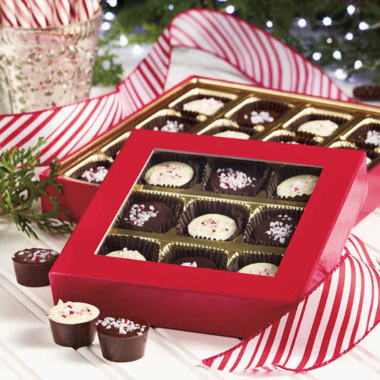 Chocolate & Peppermint Truffles - 9pc