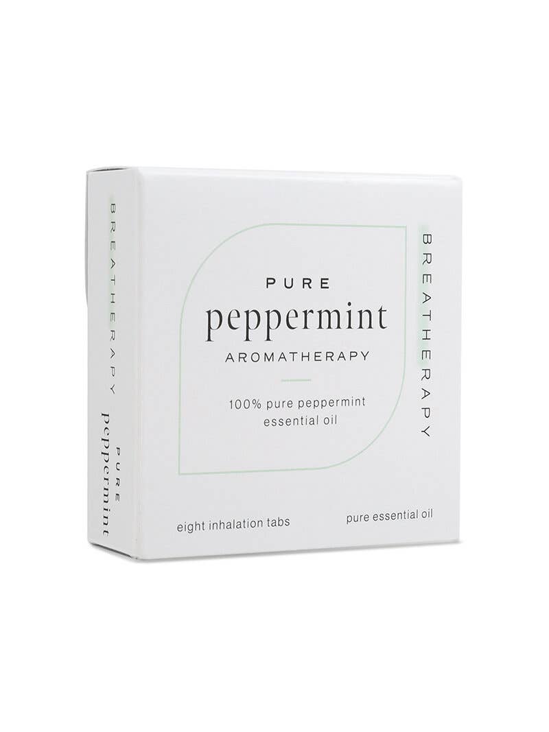 Breatherapy - PEPPERMINT Aromatherapy Inhalation Patches (8pack)