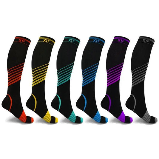 Knee-High Compression Socks - Large/X-Large (1 Pair- Assorted Designs)