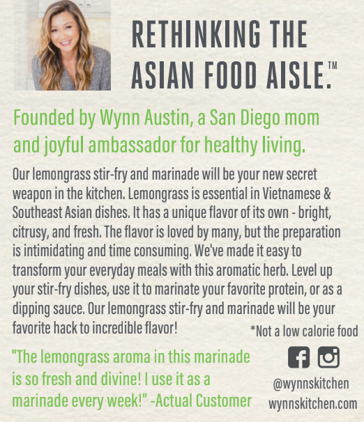 Lemongrass Stir-Fry & Marinade Sauce- No Sugar, Soy, Gluten Free