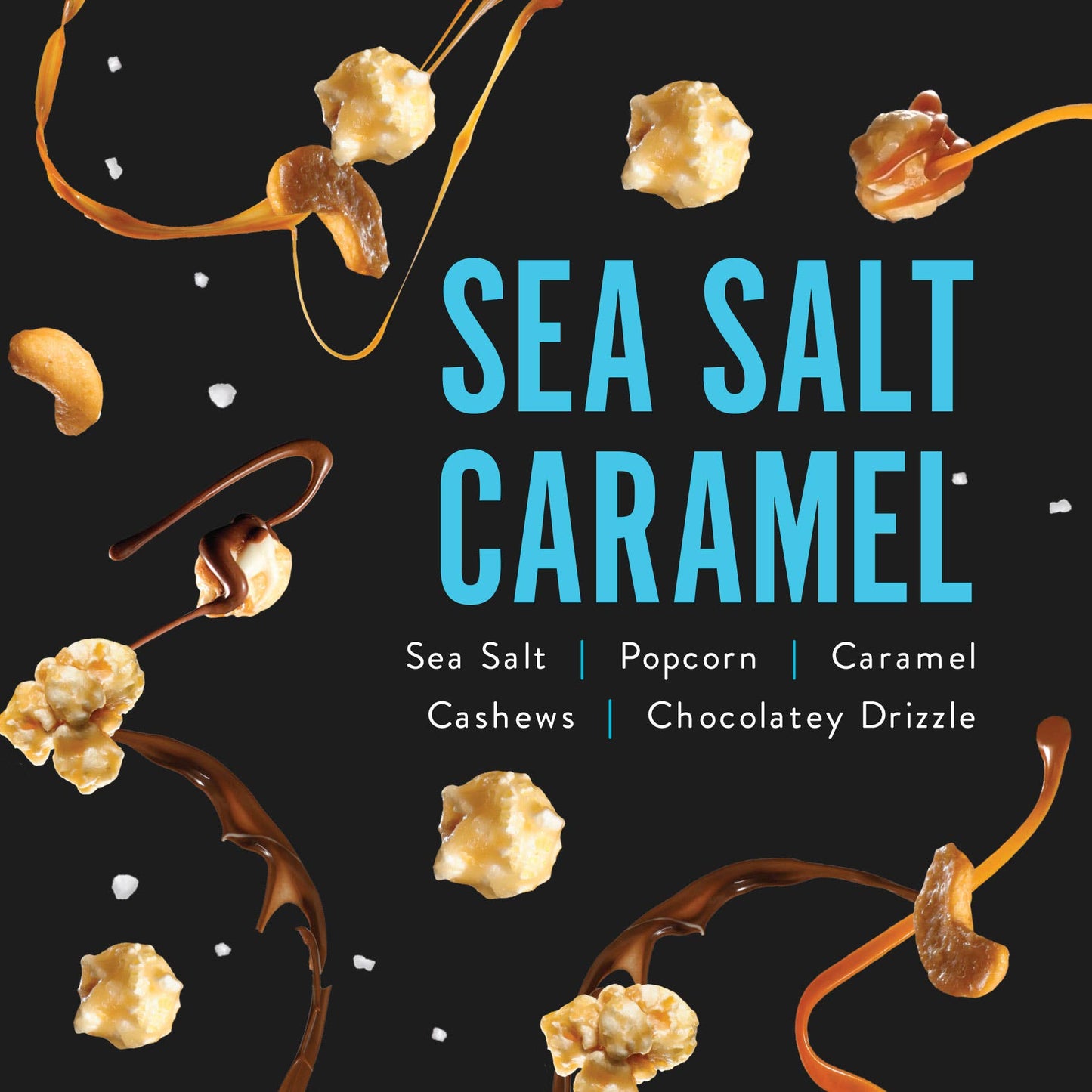 Funky Chunky - Sea Salt Caramel | Caramel Corn Chocolate Popcorn | 2oz bags
