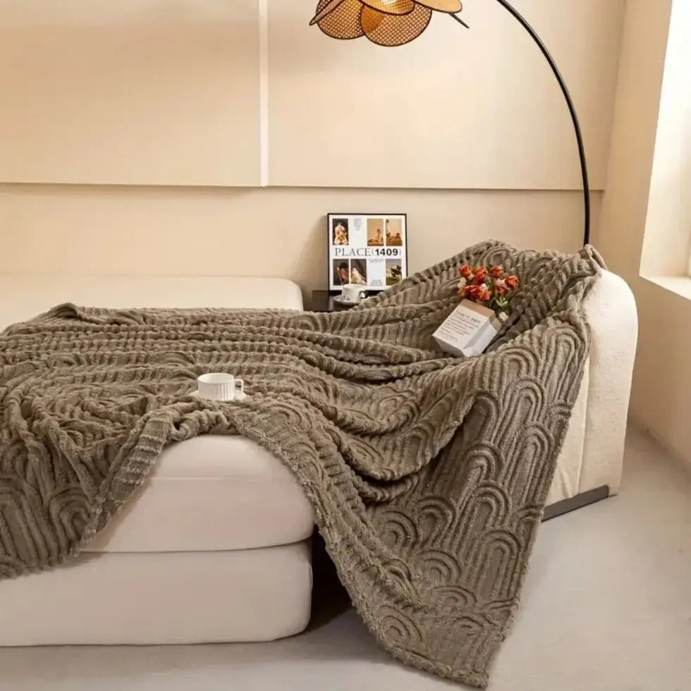 FLUFFERY - Cozy Home Taffeta Fleece Blanket 130x150cm Single Layer