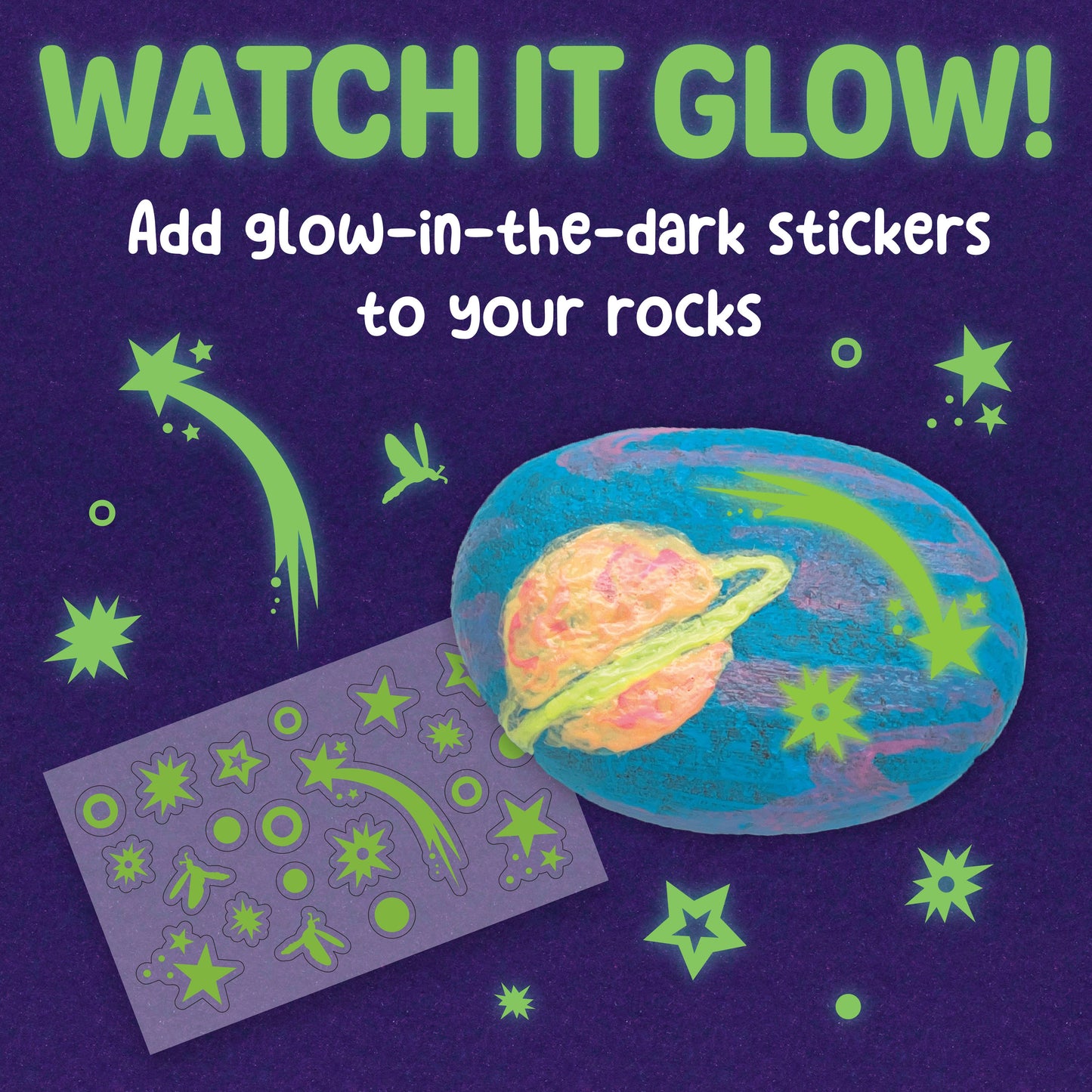 Glow in the Dark Rock Painting Kit