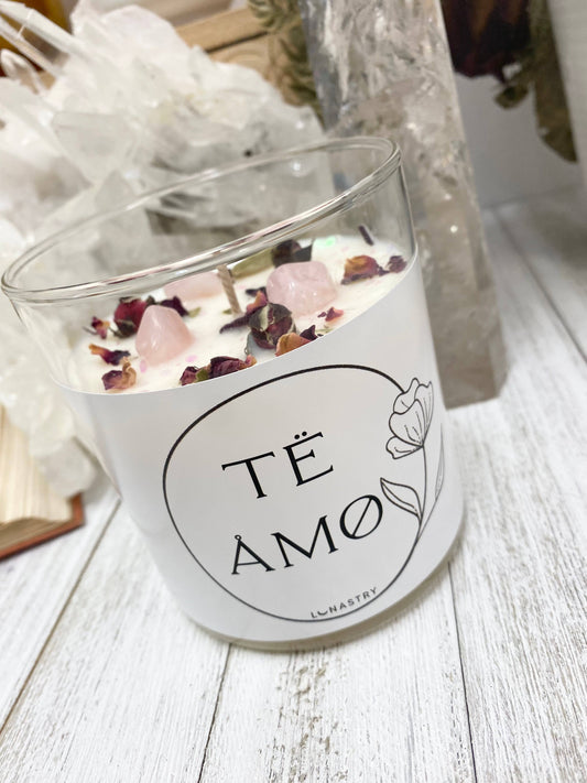 Lunastry - Te Amo, I love you candle