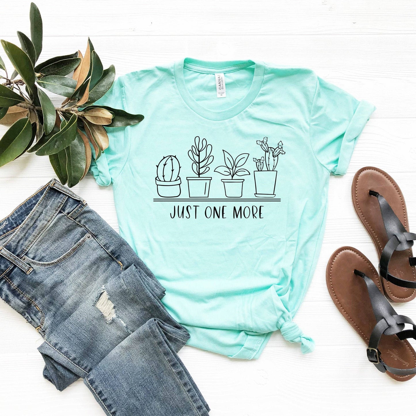 PrimestoreUS - Just One More Plant Shirt, Plant Lady T-Shirt, Plant Lover Gift, Gardening Shirt, Plant Mom Shirt, Gardening Shirt, Plant Mom Shirt,: Military Green / Unisex-S