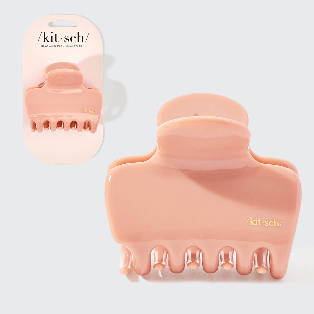 KITSCH - Recycled Plastic Puffy Cloud Clip 1pc - Rosewood