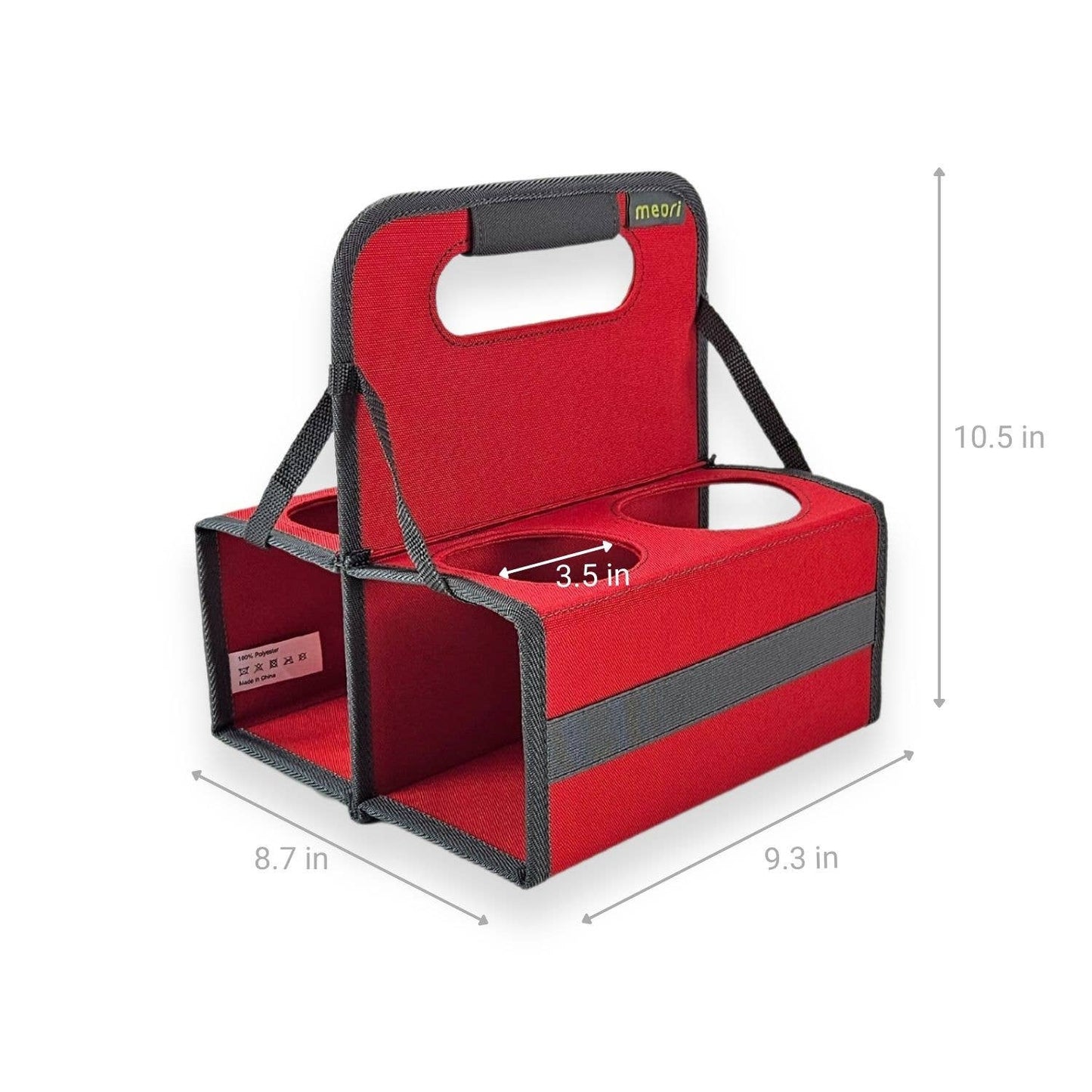 4 Cup Collapsible Reusable Drink Carrier - Marine Blue