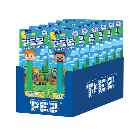 Minecraft PEZ Candy Individual Blister Card - Assorted Styles
