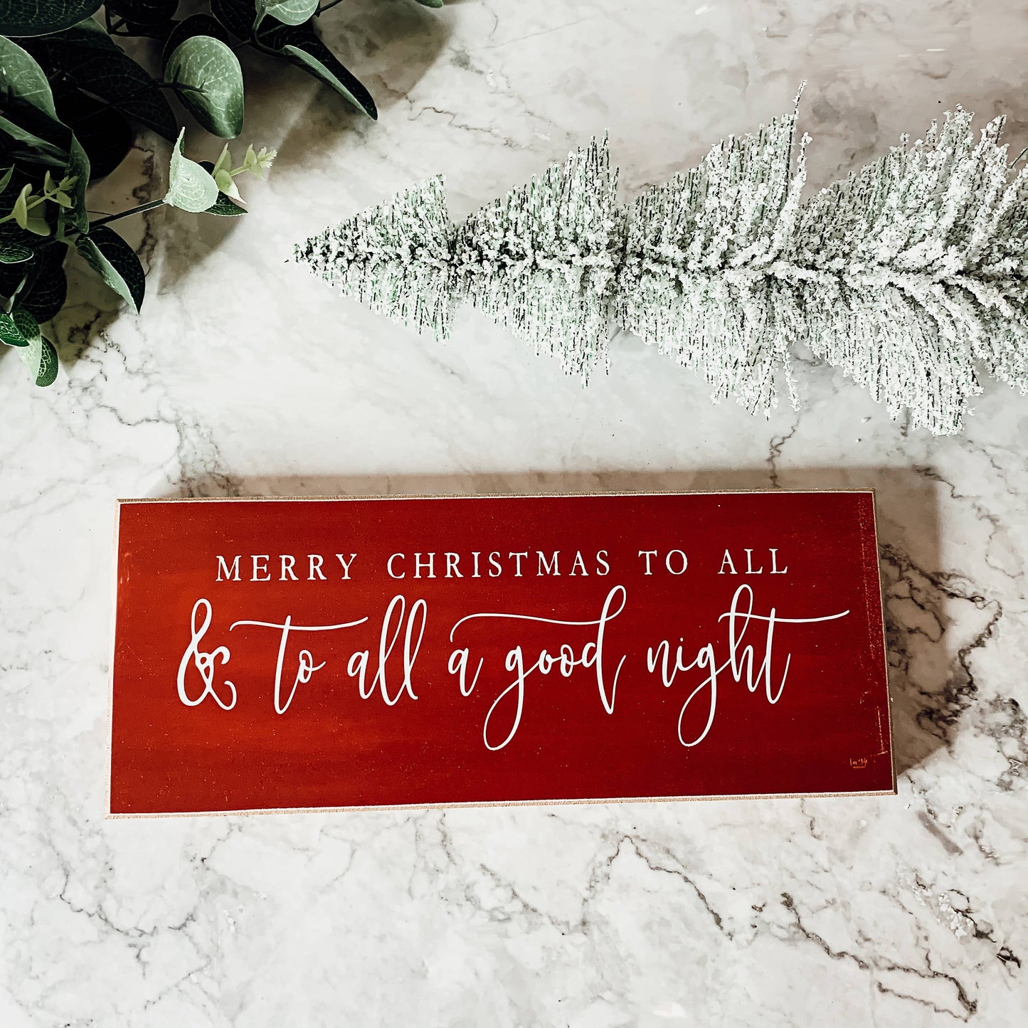 Gia Roma - Christmas Home Signs, Wooden Christmas Decorations Modern