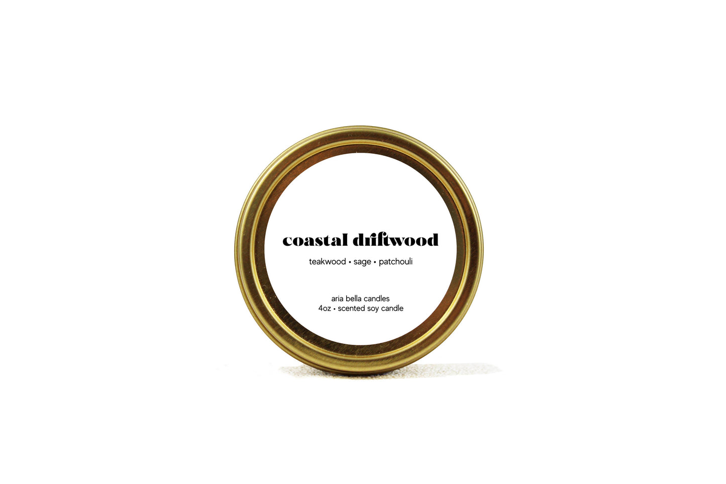 Coastal Driftwood Soy Candle 10.5oz Glass Jar