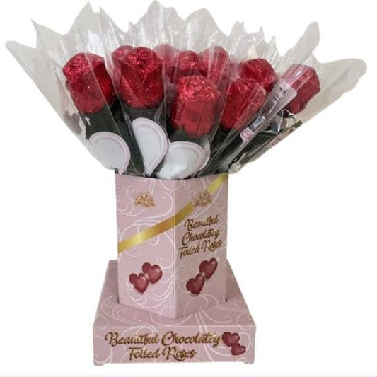 Valentine's Belgian Milk Chocolate Rose - Individual