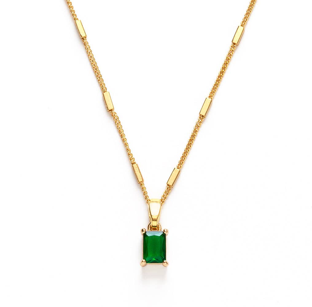 Amano Studio - Emerald Green Pendant Necklace