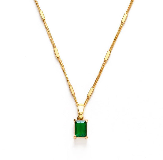 Amano Studio - Emerald Green Pendant Necklace