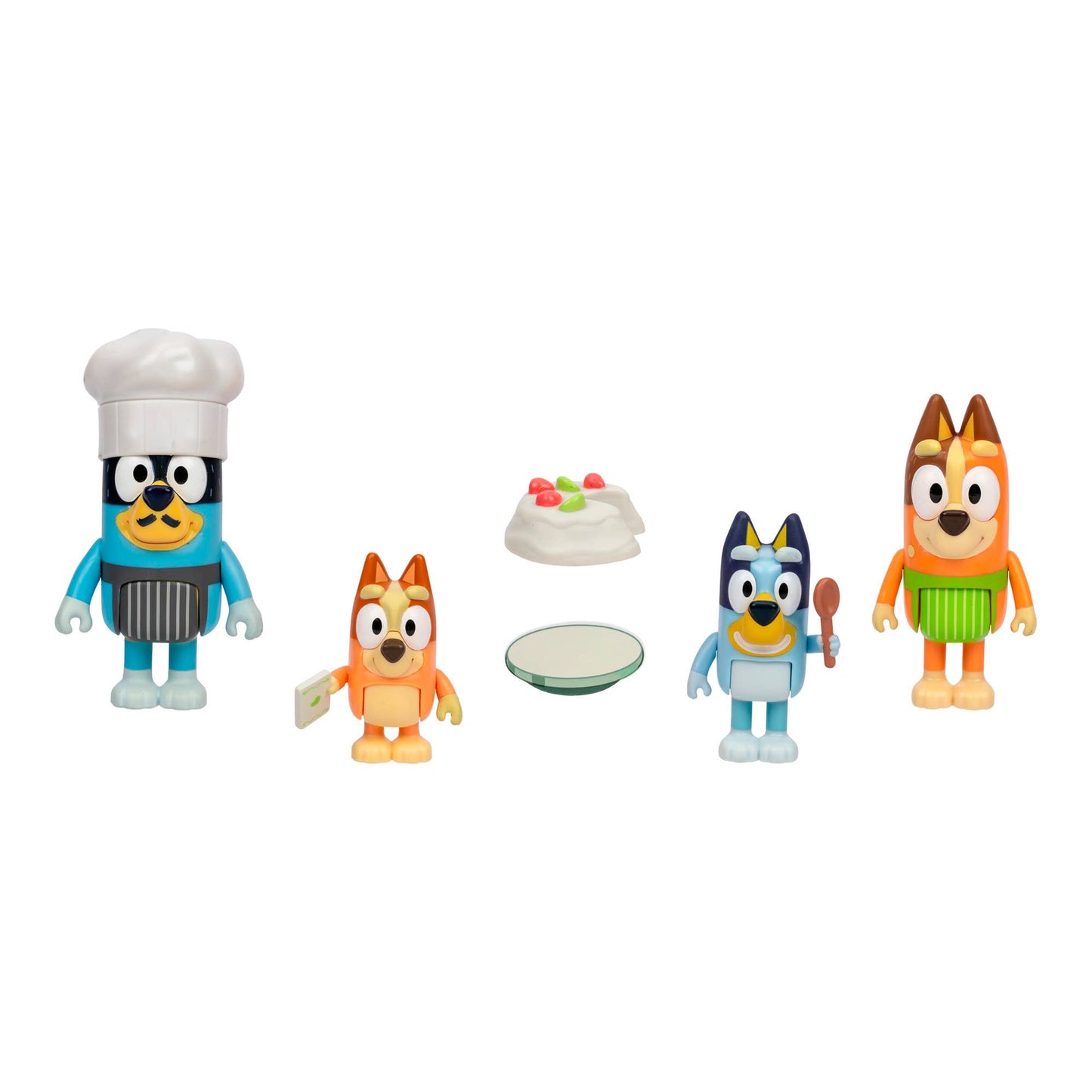 Moose Toys - Bluey Family 4-Pack Figure Set
