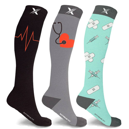 Thera Rx Compression Socks - Small/Medium (1 Pair- Assorted Designs)