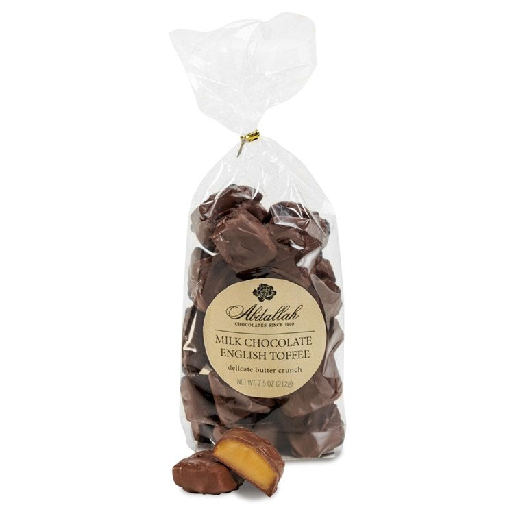 7.5oz English Toffee – Milk Chocolate Bag