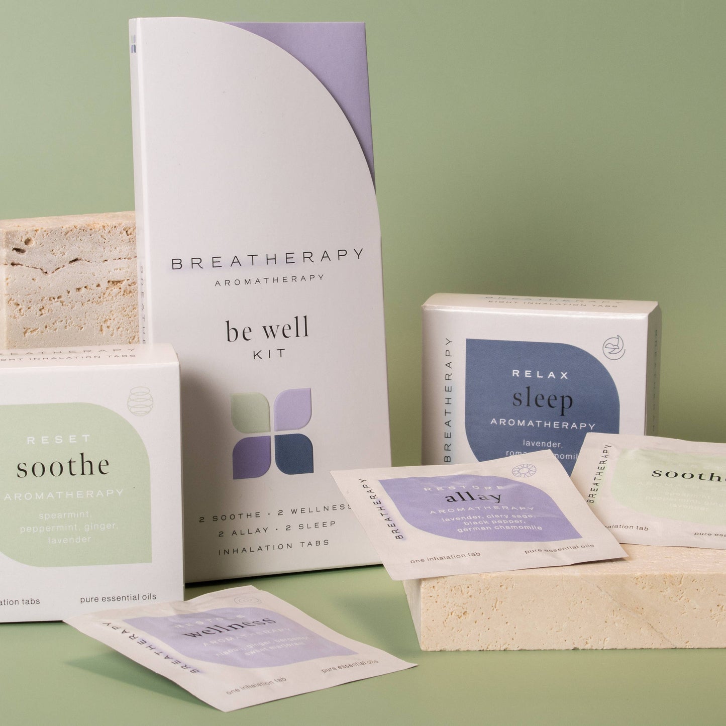 Be Well Sampler Kit Aromatherapy Inhaler Patches