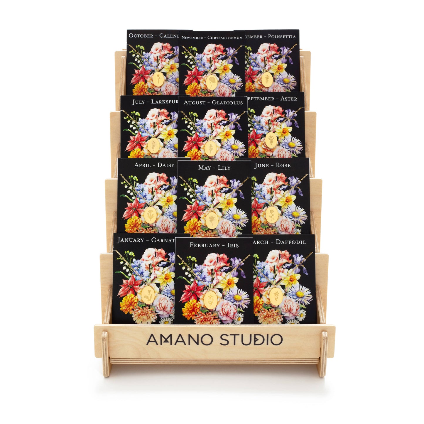 Amano Studio - Birth Flower Package w/ FREE Display