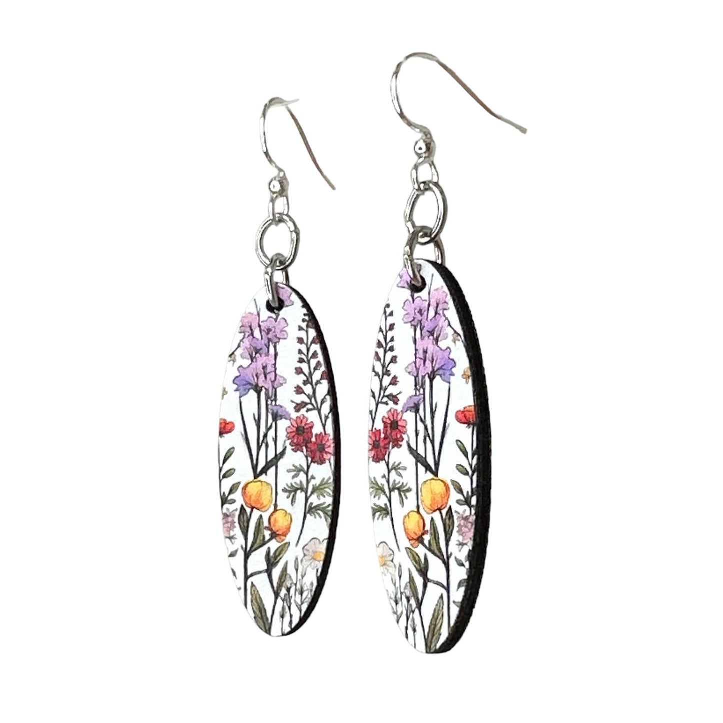 California Wild Flowers Blossom Earrings