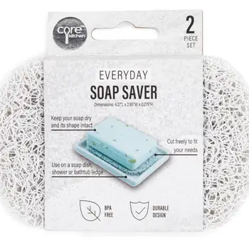 2pc Soap Savers - White