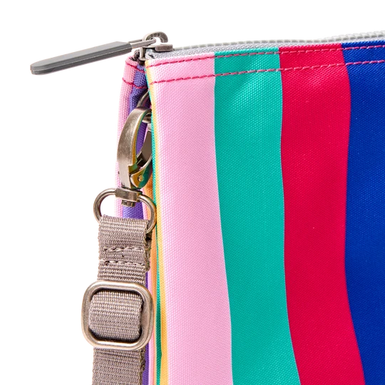Carnaby Crossbody Bag Extra Large in Wide Multi Stripe