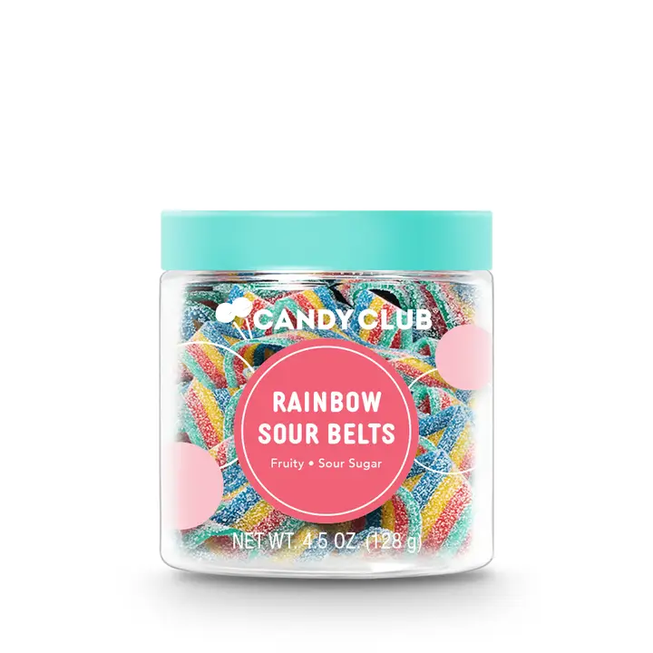 Rainbow Sour Belts Small Cup